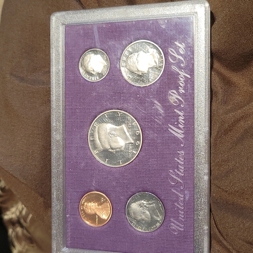 US Mint Proof Coin Set 1991 Including Penny Not Made Anymore